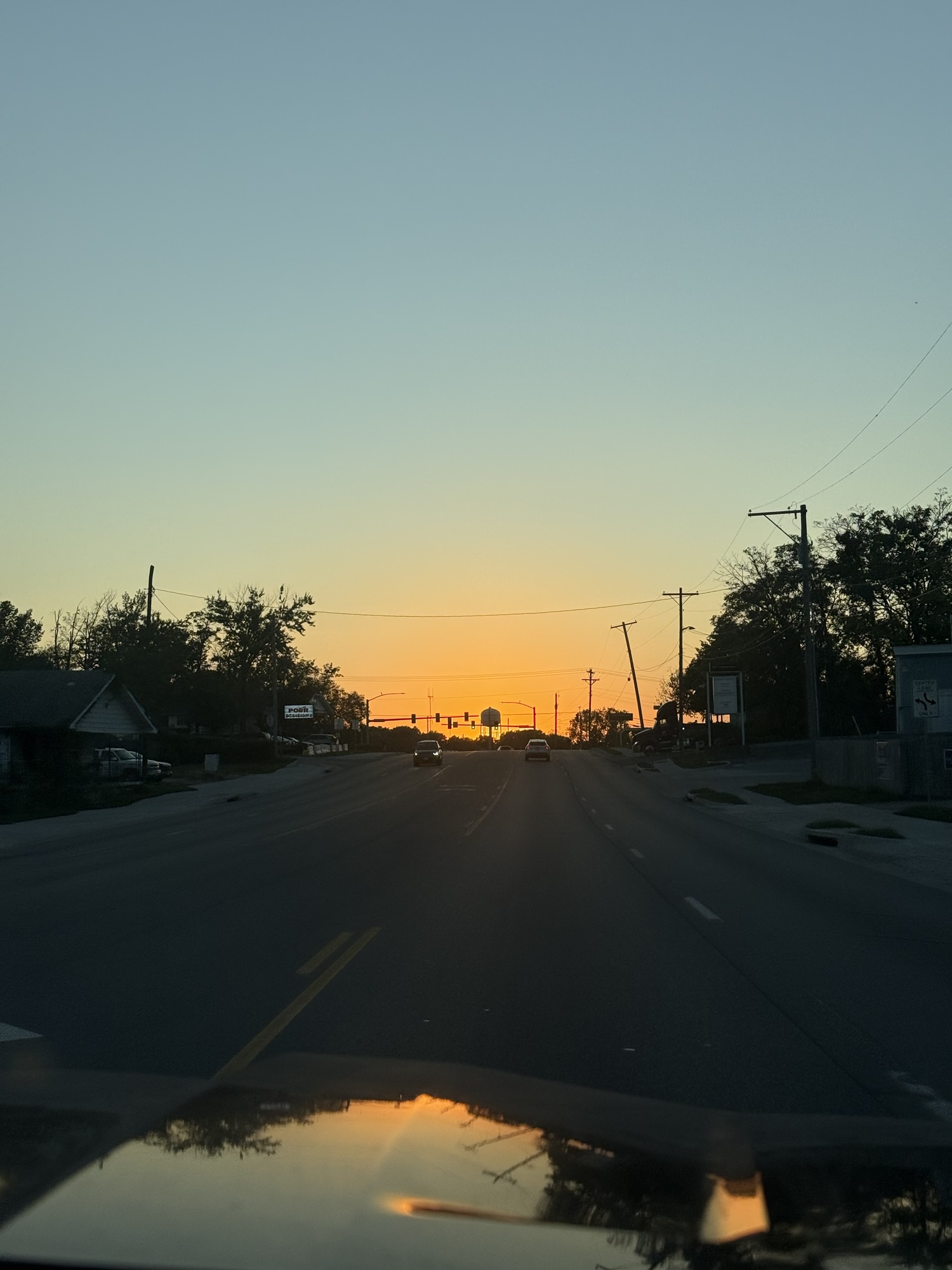 6:35 PM, Independence, Missouri. Evening photograph by The Curious Cloud Journal.